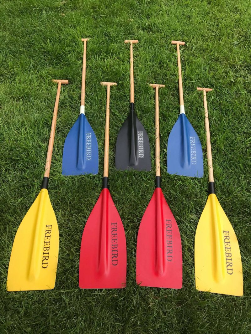 Photo showing the "Wing" paddle range of colours